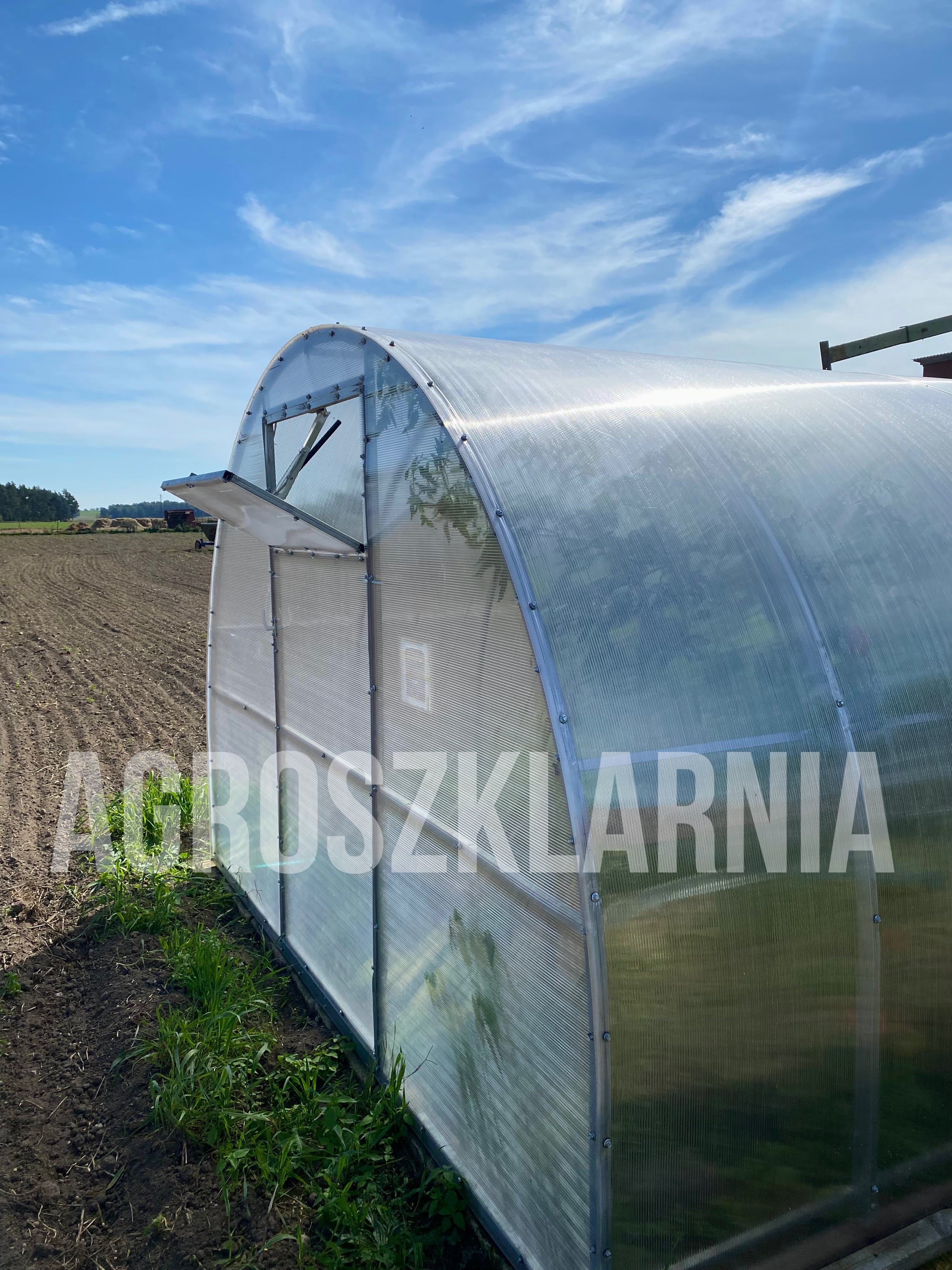 Szklarnia z poliwęglanu 3x6 m – profil 20×20