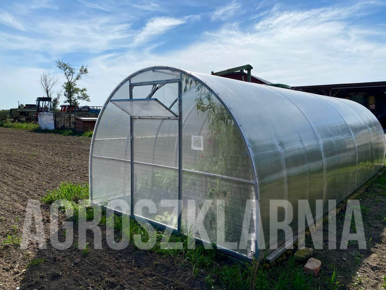 Szklarnia z poliwęglanu 3x6 m – profil 20×20