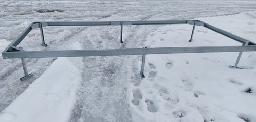 "FUNDAMENT OCYNKOWANY" SZEROKOŚĆ 2,5M; PROFIL OCYNKOWANY 89х40MM