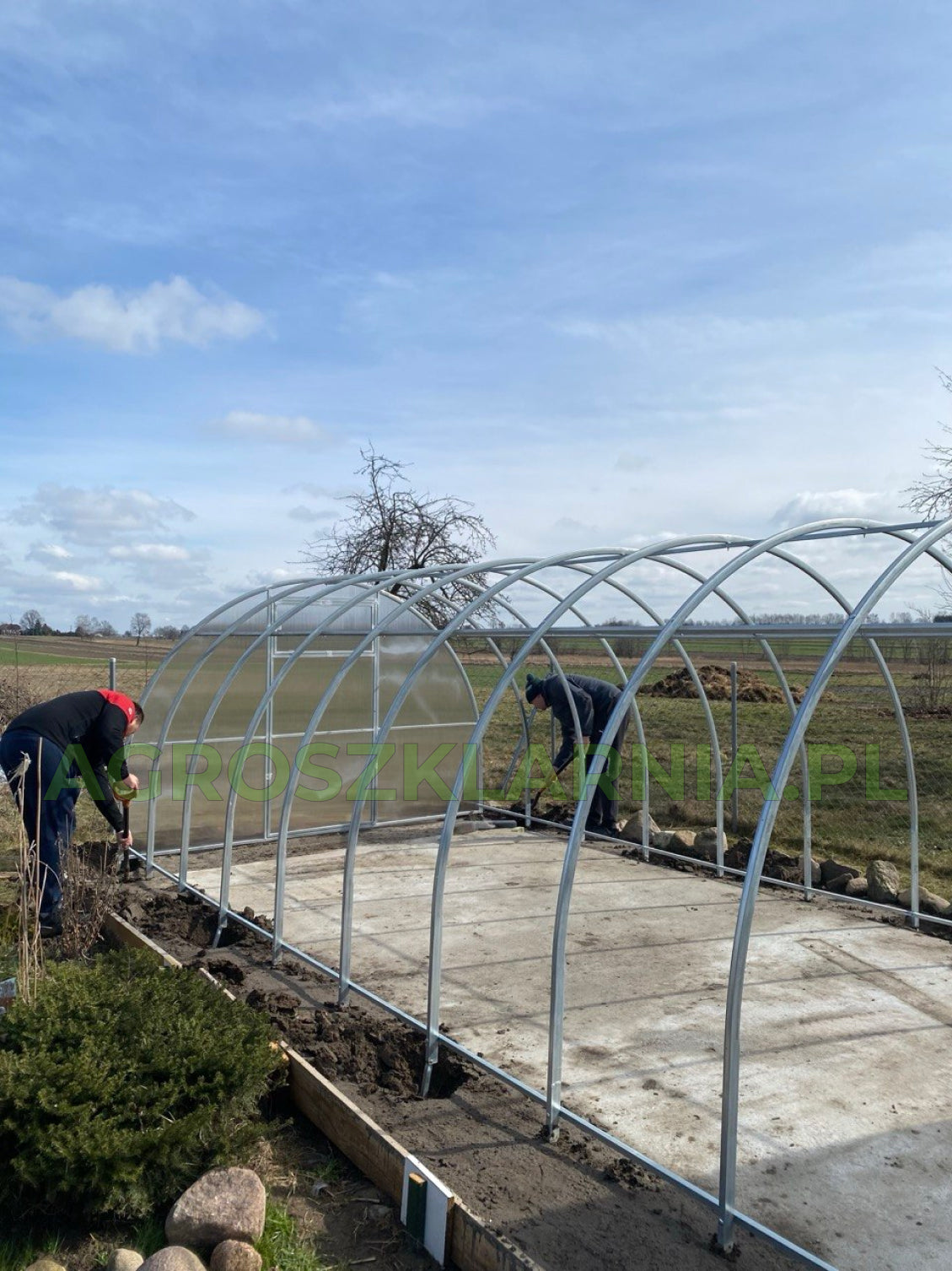 Szklarnia z poliwęglanu 3x4 m – profil 40×20