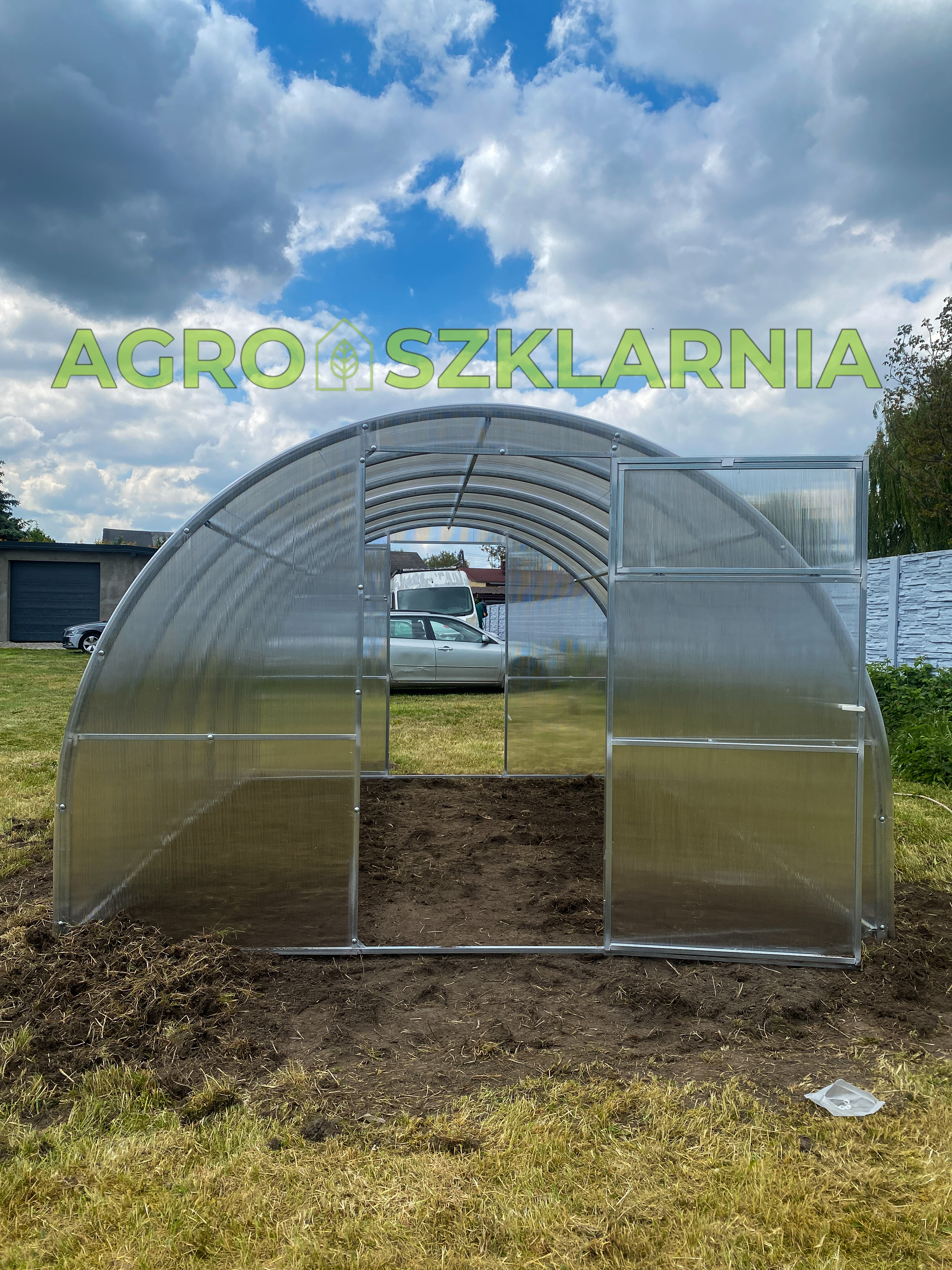 Szklarnia z poliwęglanu 3x6 m – profil 40×20