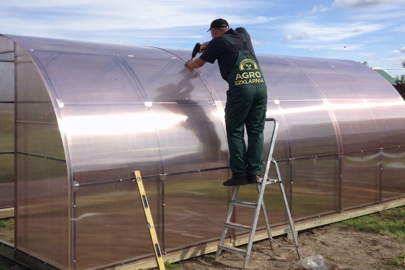 Szklarnia z poliwęglanu 3x4 m – profil 40×20