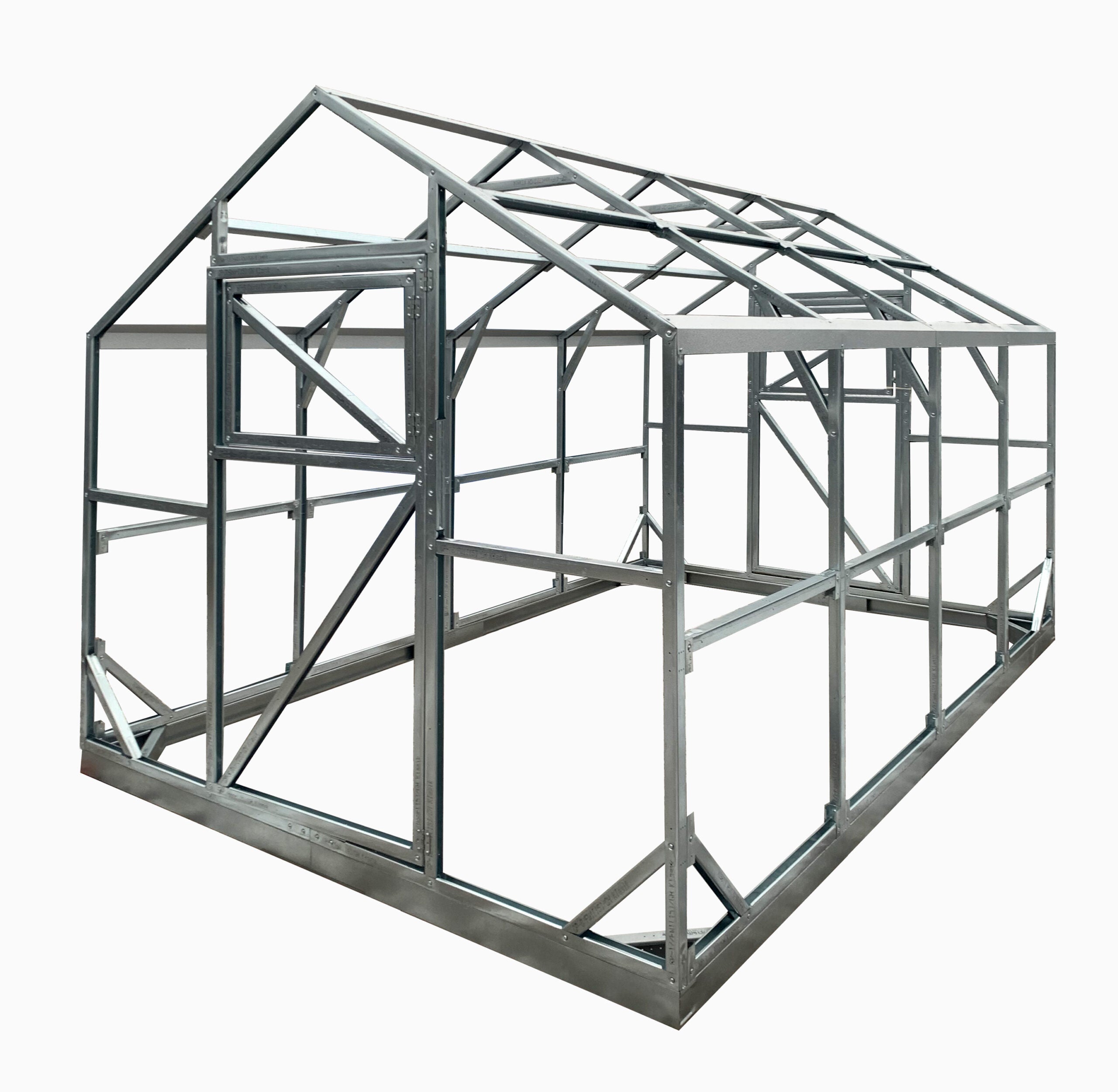 SZKLARNIA «DOMEK» SZEROKOŚĆ 2,5M; PROFIL40х40mm; DŁUGOŚĆ 4m,6m,8m