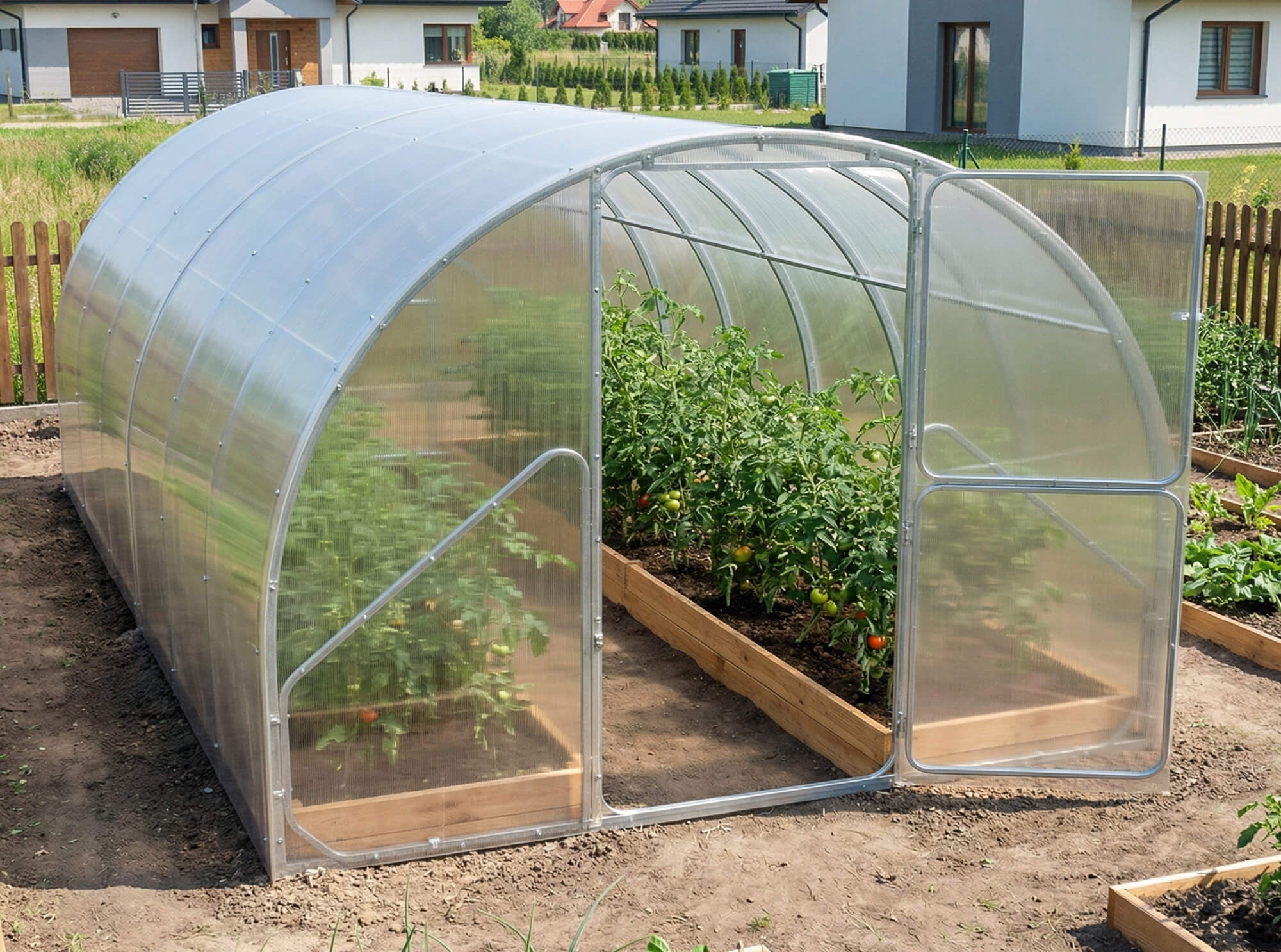 Szklarnia z poliwęglanu 3x4 m – profil 25×20