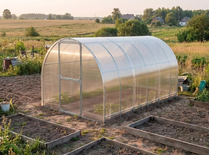 Szklarnia z poliwęglanu 2,1×4 m – profil 25×20