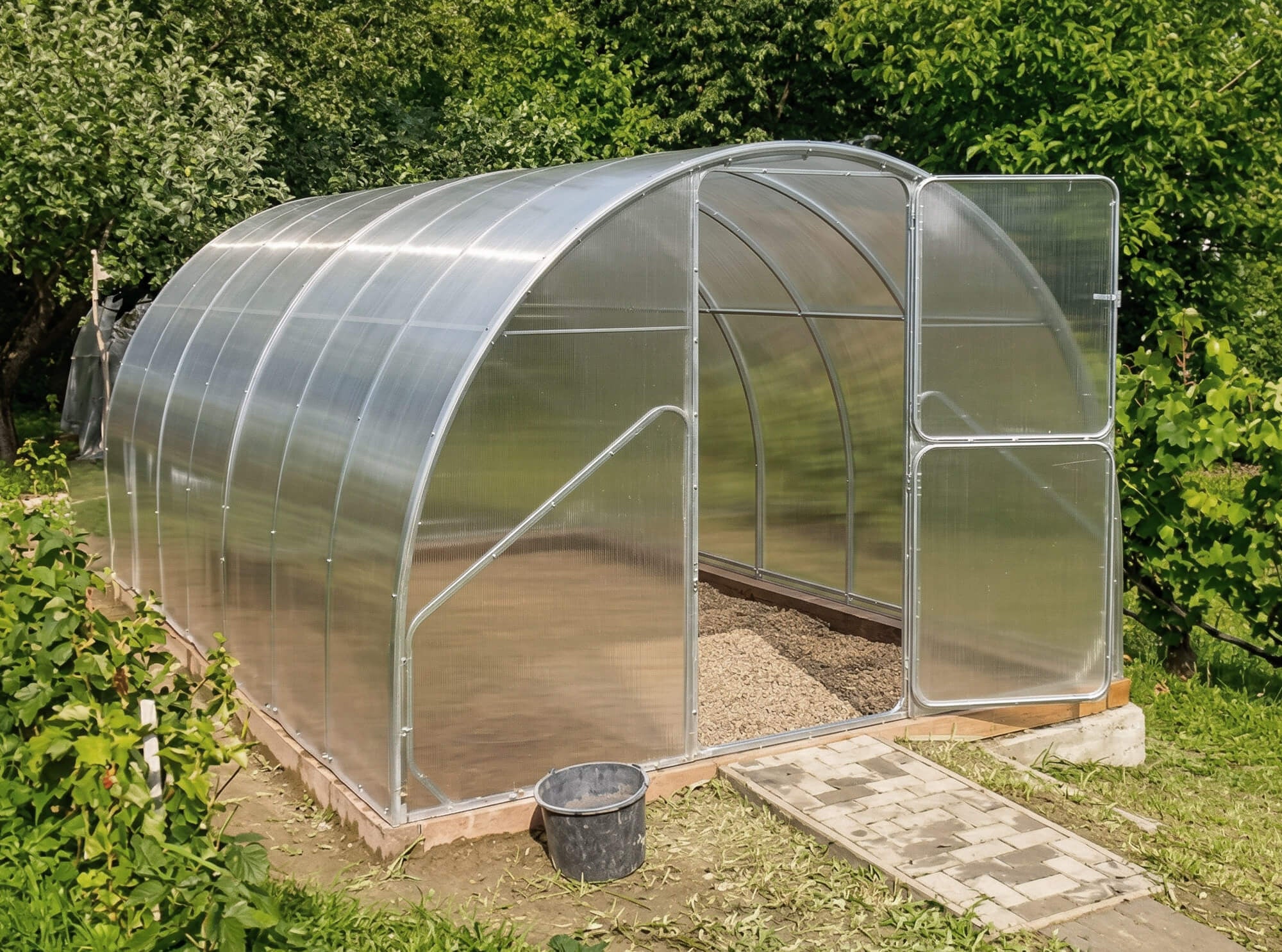 Szklarnia z poliwęglanu 3x4 m – profil 25×20