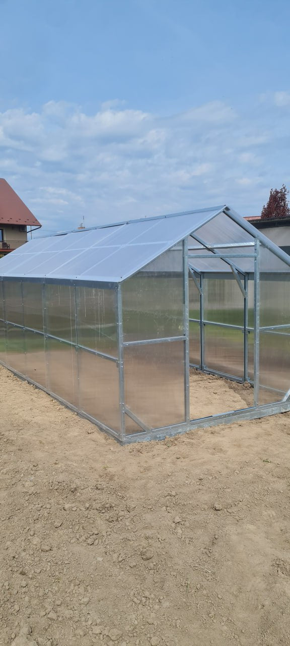 SZKLARNIA «DOMEK» SZEROKOŚĆ 2,5M; PROFIL40х40mm; DŁUGOŚĆ 4m,6m,8m
