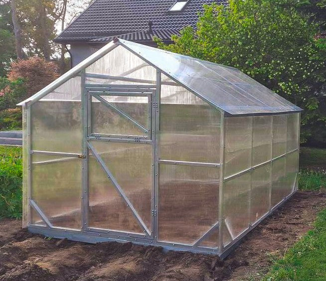 SZKLARNIA «DOMEK» SZEROKOŚĆ 2,5M; PROFIL40х40mm; DŁUGOŚĆ 4m,6m,8m