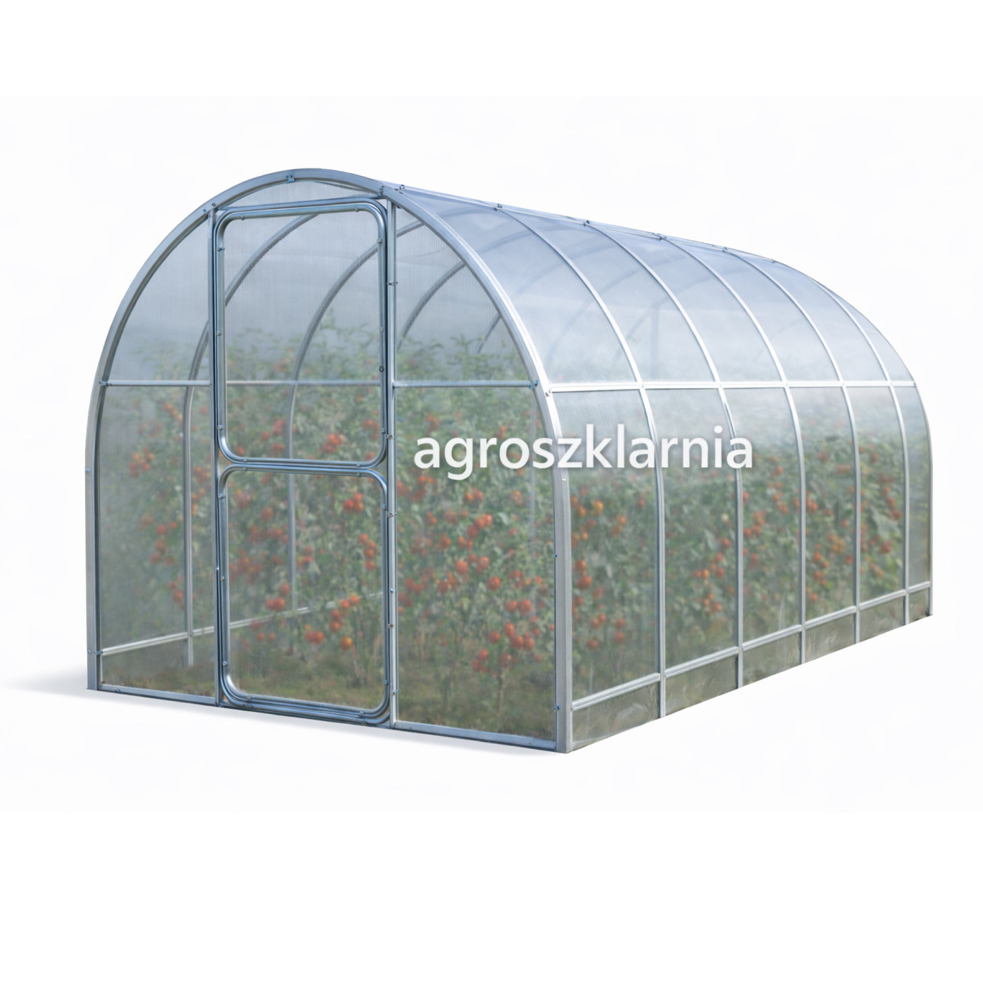 Szklarnia z poliwęglanu 2,1×4 m – profil 25×20