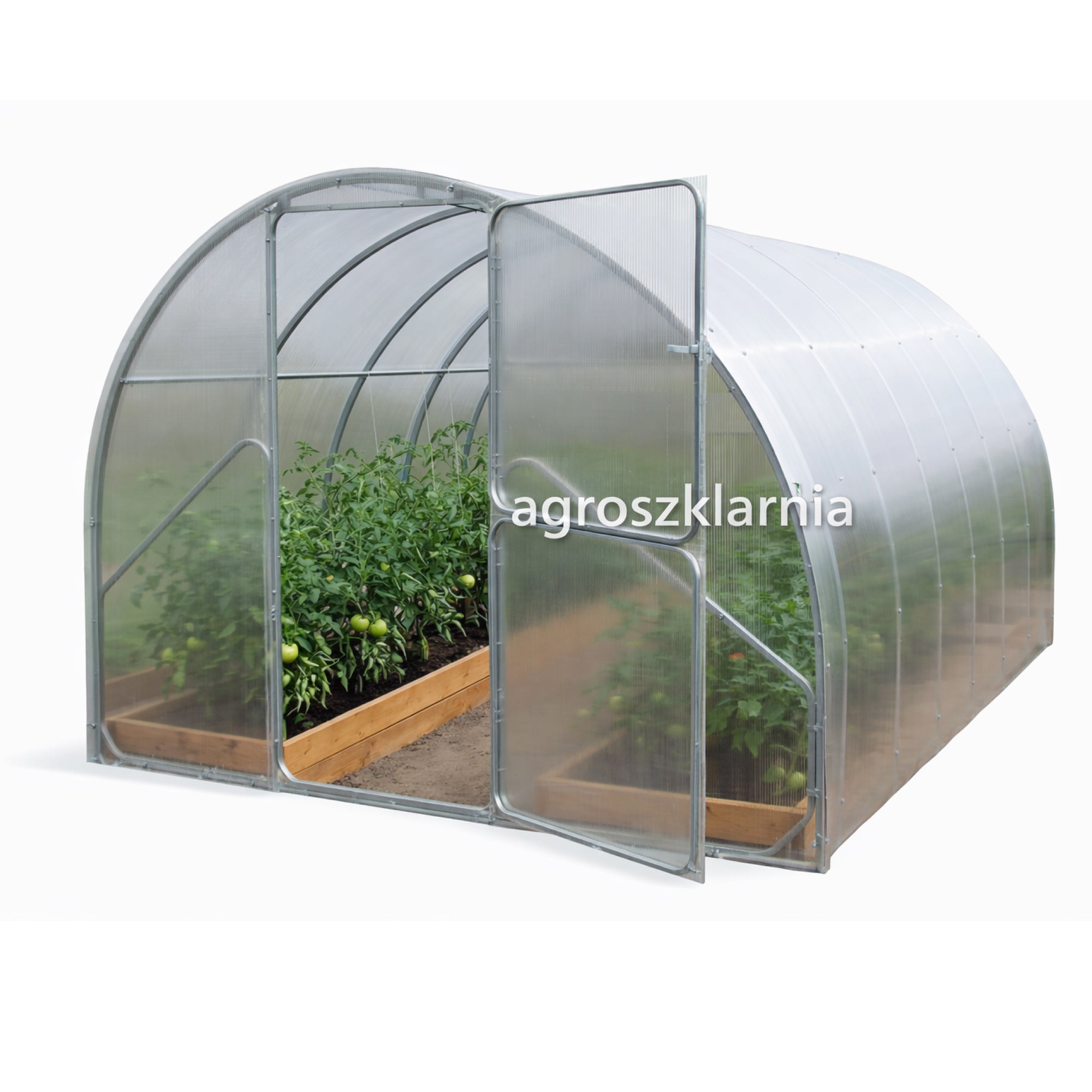 Szklarnia z poliwęglanu 3x6 m – profil 25×20