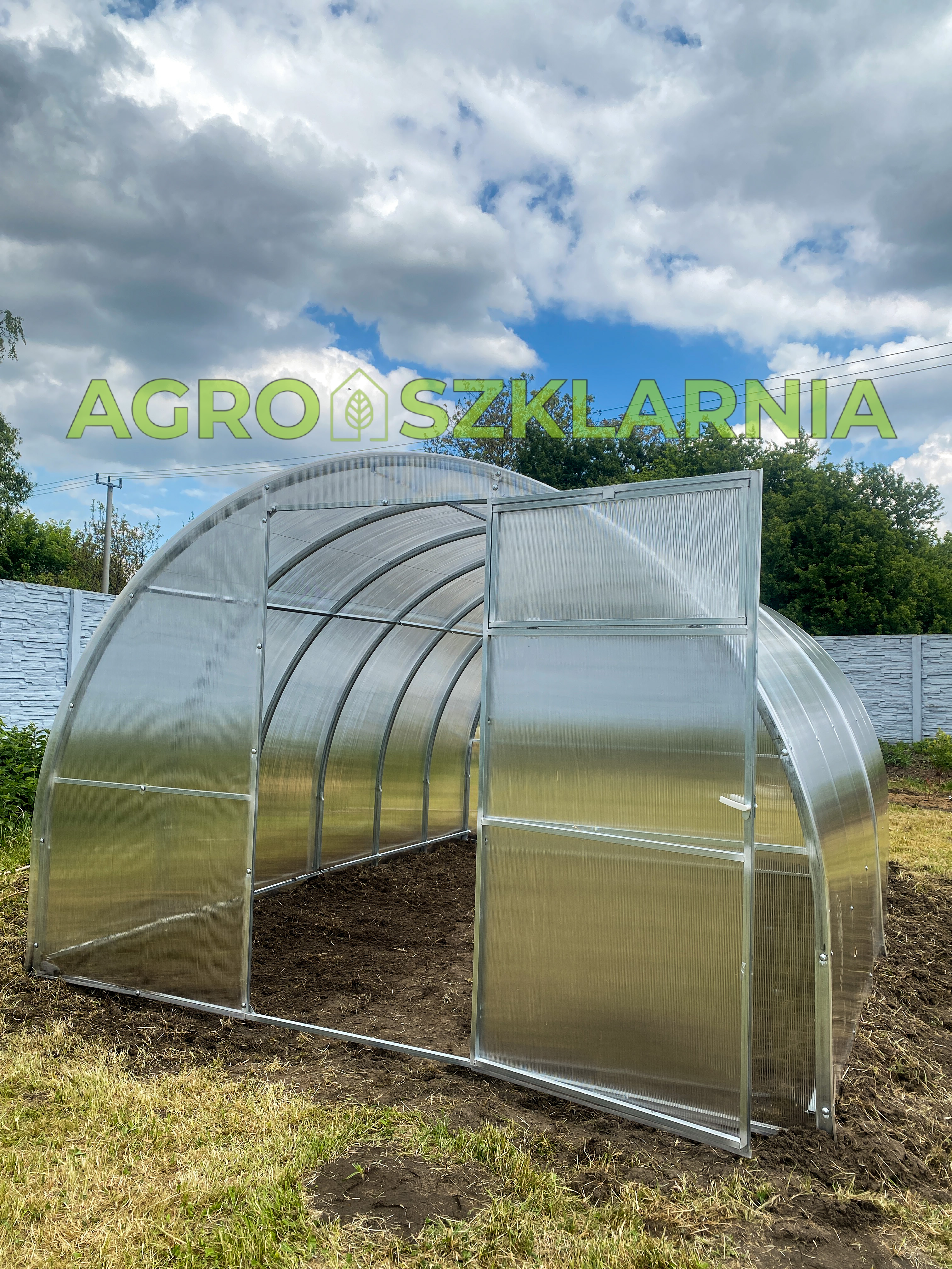 Szklarnia z poliwęglanu 3x4 m – profil 40×20