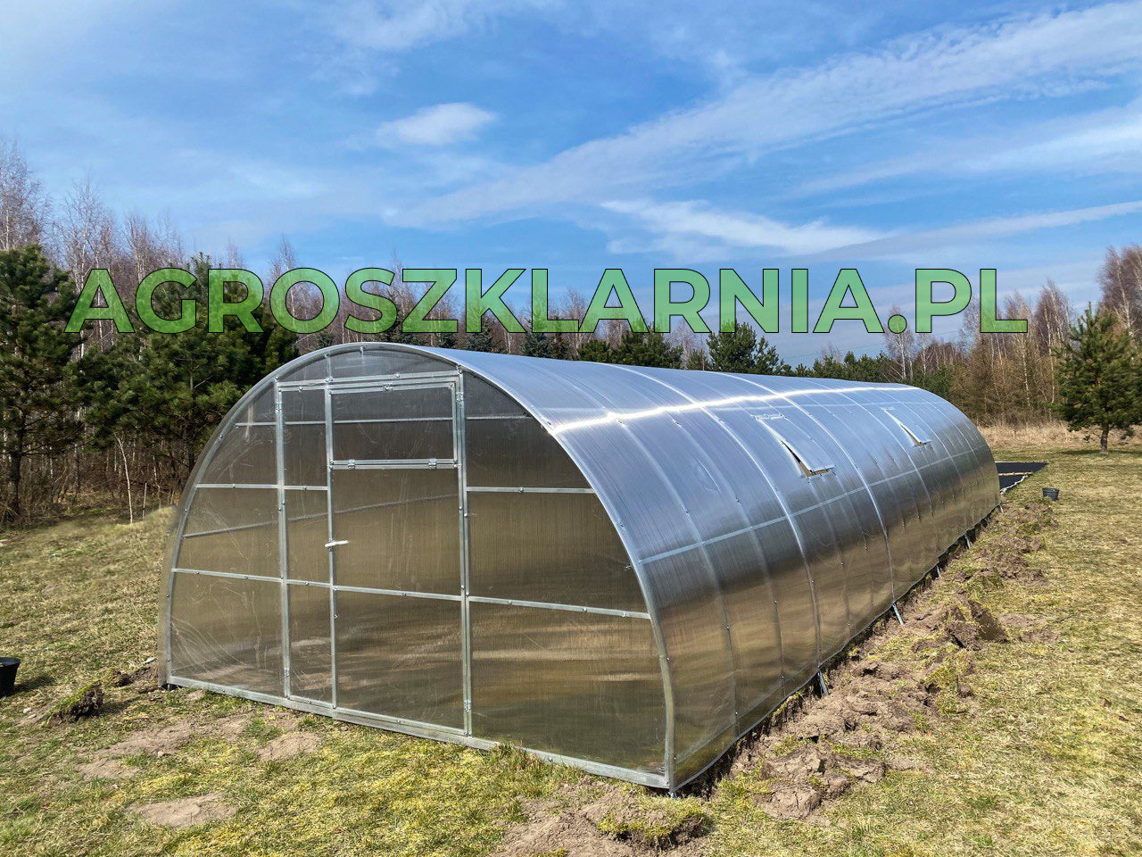 SZKLARNIA «PRO» SZEROKOŚĆ 3,5M;PROFIL 40*20; DŁUGOŚĆ 4m,6m,8m,10m,12m