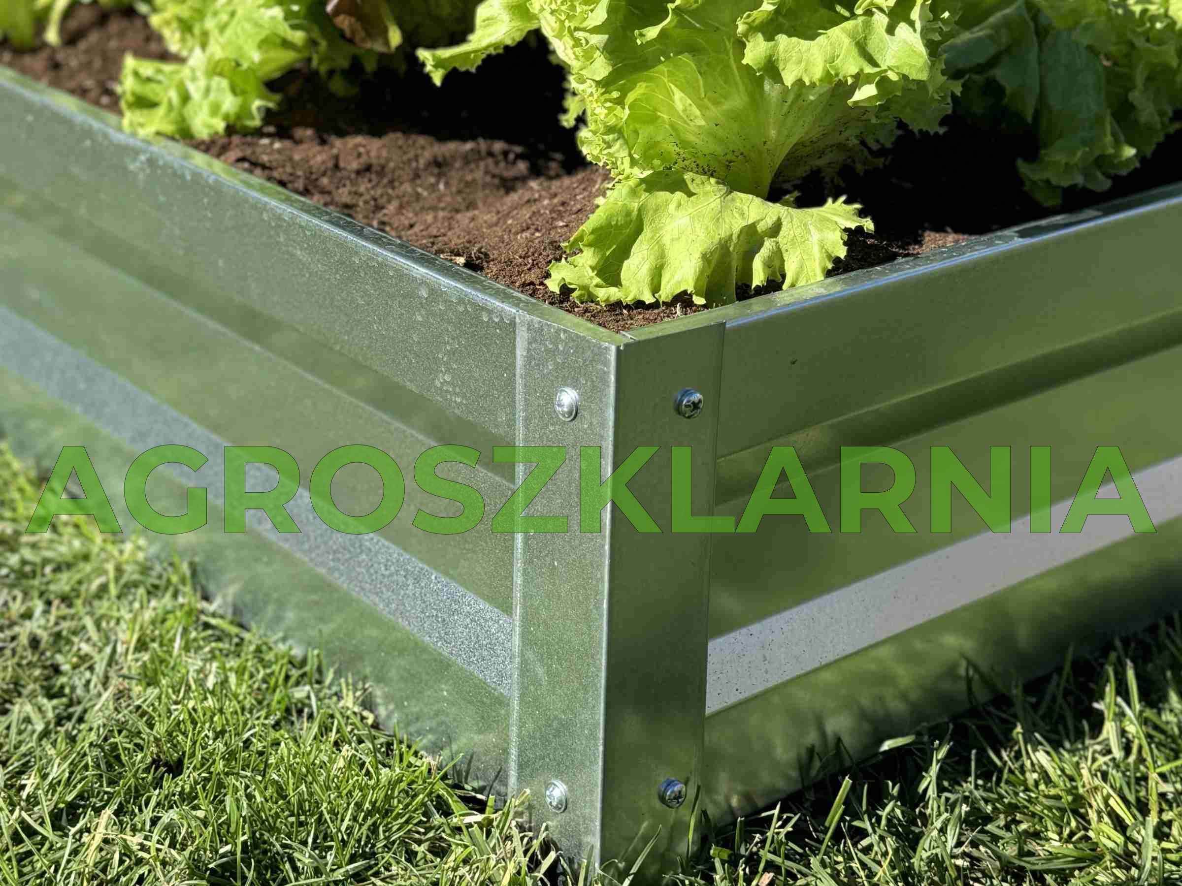 Grządki ogrodowe stalowe do szklarni i ogrodu